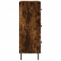 Aparador de madera de ingeniería roble ahumado 69,5x34x90 cm de vidaXL, Aparadores - Ref: Foro24-827865, Precio: 103,93 €, De...