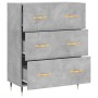 Engineered wood sideboard in concrete grey 69.5x34x90 cm by vidaXL, Sideboards - Ref: Foro24-827832, Price: 89,52 €, Discount: %