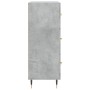 Engineered wood sideboard in concrete grey 69.5x34x90 cm by vidaXL, Sideboards - Ref: Foro24-827832, Price: 89,52 €, Discount: %