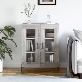 Sonoma gray engineered wood sideboard 69.5x34x90 cm by vidaXL, Sideboards - Ref: Foro24-827802, Price: 89,99 €, Discount: %