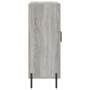 Aparador de madera de ingeniería gris Sonoma 69,5x34x90 cm de vidaXL, Aparadores - Ref: Foro24-827802, Precio: 89,99 €, Descu...