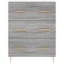 Aparador de madera de ingeniería gris Sonoma 69,5x34x90 cm de vidaXL, Aparadores - Ref: Foro24-827842, Precio: 99,95 €, Descu...