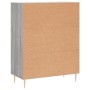 Aparador de madera de ingeniería gris Sonoma 69,5x34x90 cm de vidaXL, Aparadores - Ref: Foro24-827842, Precio: 99,84 €, Descu...