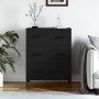 Engineered wood black sideboard 69.5x34x90 cm by vidaXL, Sideboards - Ref: Foro24-827853, Price: 100,04 €, Discount: %