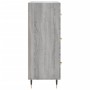 Aparador de madera de ingeniería gris Sonoma 69,5x34x90 cm de vidaXL, Aparadores - Ref: Foro24-827834, Precio: 92,44 €, Descu...