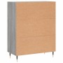 Aparador de madera de ingeniería gris Sonoma 69,5x34x90 cm de vidaXL, Aparadores - Ref: Foro24-827834, Precio: 92,44 €, Descu...