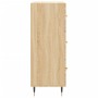 Aparador de madera de ingeniería roble Sonoma 69,5x34x90 cm de vidaXL, Aparadores - Ref: Foro24-827831, Precio: 89,52 €, Desc...