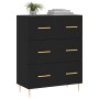 Black engineered wood sideboard 69.5x34x90 cm by vidaXL, Sideboards - Ref: Foro24-827837, Price: 99,99 €, Discount: %