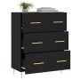 Black engineered wood sideboard 69.5x34x90 cm by vidaXL, Sideboards - Ref: Foro24-827837, Price: 99,99 €, Discount: %