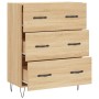 Aparador de madera de ingeniería roble Sonoma 69,5x34x90 cm de vidaXL, Aparadores - Ref: Foro24-827847, Precio: 89,49 €, Desc...