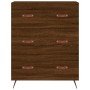 Cómoda madera de ingeniería marrón roble 69,5x34x90 cm de vidaXL, Cajoneras - Ref: Foro24-827827, Precio: 107,16 €, Descuento: %