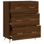 Chest of drawers oak brown engineered wood 69.5x34x90 cm by vidaXL, Drawers - Ref: Foro24-827827, Price: 107,99 €, Discount: %