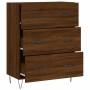 Aparador de madera de ingeniería marrón roble 69,5x34x90 cm de vidaXL, Aparadores - Ref: Foro24-827851, Precio: 92,35 €, Desc...