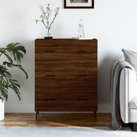 Oak brown engineered wood sideboard 69.5x34x90 cm by vidaXL, Sideboards - Ref: Foro24-827875, Price: 97,88 €, Discount: %