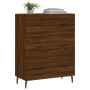 Aparador de madera de ingeniería marrón roble 69,5x34x90 cm de vidaXL, Aparadores - Ref: Foro24-827875, Precio: 97,88 €, Desc...