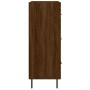 Aparador de madera de ingeniería marrón roble 69,5x34x90 cm de vidaXL, Aparadores - Ref: Foro24-827875, Precio: 97,99 €, Desc...