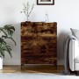 Smoked oak engineered wood sideboard 69.5x34x90 cm by vidaXL, Sideboards - Ref: Foro24-827857, Price: 95,64 €, Discount: %