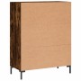 Smoked oak engineered wood sideboard 69.5x34x90 cm by vidaXL, Sideboards - Ref: Foro24-827857, Price: 95,64 €, Discount: %