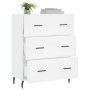 White engineered wood sideboard 69.5x34x90 cm by vidaXL, Sideboards - Ref: Foro24-827868, Price: 105,71 €, Discount: %