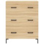 Aparador de madera de ingeniería roble Sonoma 69,5x34x90 cm de vidaXL, Aparadores - Ref: Foro24-827855, Precio: 96,63 €, Desc...