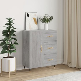 Engineered wood sideboard in Sonoma grey, 69.5x34x90 cm by vidaXL, Sideboards - Ref: Foro24-827898, Price: 93,35 €, Discount: %