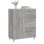 Aparador de madera de ingeniería gris Sonoma 69,5x34x90 cm de vidaXL, Aparadores - Ref: Foro24-827898, Precio: 93,99 €, Descu...