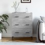 Betongraues Sideboard aus Holzwerkstoff, 69,5 x 34 x 90 cm von vidaXL, Sideboards - Ref: Foro24-827856, Preis: 95,64 €, Rabat...