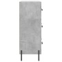 Aparador de madera de ingeniería gris hormigón 69,5x34x90 cm de vidaXL, Aparadores - Ref: Foro24-827864, Precio: 103,93 €, De...