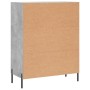 Aparador de madera de ingeniería gris hormigón 69,5x34x90 cm de vidaXL, Aparadores - Ref: Foro24-827864, Precio: 103,93 €, De...