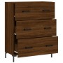 Aparador de madera de ingeniería marrón roble 69,5x34x90 cm de vidaXL, Aparadores - Ref: Foro24-827859, Precio: 100,04 €, Des...