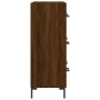 Aparador de madera de ingeniería marrón roble 69,5x34x90 cm de vidaXL, Aparadores - Ref: Foro24-827859, Precio: 100,04 €, Des...