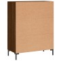 Aparador de madera de ingeniería marrón roble 69,5x34x90 cm de vidaXL, Aparadores - Ref: Foro24-827859, Precio: 100,04 €, Des...