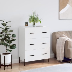 Glossy white plywood sideboard 69.5x34x90 cm by vidaXL, Sideboards - Ref: Foro24-827862, Price: 114,79 €, Discount: %