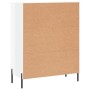 Aparador de madera contrachapada blanco brillante 69,5x34x90 cm de vidaXL, Aparadores - Ref: Foro24-827862, Precio: 114,79 €,...