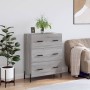 Engineered wood sideboard in Sonoma grey, 69.5x34x90 cm by vidaXL, Sideboards - Ref: Foro24-827866, Price: 107,57 €, Discount: %