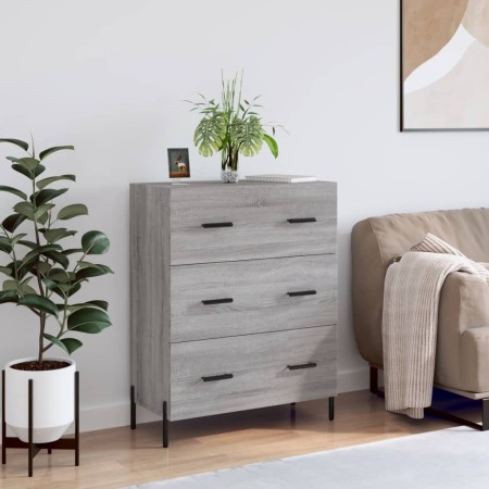 Engineered wood sideboard in Sonoma grey, 69.5x34x90 cm by vidaXL, Sideboards - Ref: Foro24-827866, Price: 107,99 €, Discount: %