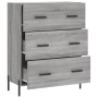 Aparador de madera de ingeniería gris Sonoma 69,5x34x90 cm de vidaXL, Aparadores - Ref: Foro24-827866, Precio: 107,57 €, Desc...