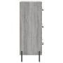 Aparador de madera de ingeniería gris Sonoma 69,5x34x90 cm de vidaXL, Aparadores - Ref: Foro24-827866, Precio: 107,57 €, Desc...