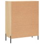 Aparador de madera de ingeniería roble Sonoma 69,5x34x90 cm de vidaXL, Aparadores - Ref: Foro24-827863, Precio: 110,51 €, Des...