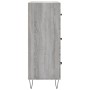 Aparador de madera de ingeniería gris Sonoma 69,5x34x90 cm de vidaXL, Aparadores - Ref: Foro24-827850, Precio: 92,35 €, Descu...