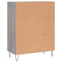 Aparador de madera de ingeniería gris Sonoma 69,5x34x90 cm de vidaXL, Aparadores - Ref: Foro24-827850, Precio: 92,35 €, Descu...