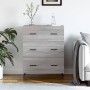 Sonoma gray engineered wood sideboard 69.5x34x90 cm by vidaXL, Sideboards - Ref: Foro24-827874, Price: 98,55 €, Discount: %