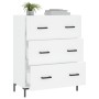 White engineered wood sideboard 69.5x34x90 cm by vidaXL, Sideboards - Ref: Foro24-827852, Price: 99,96 €, Discount: %