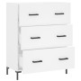 White engineered wood sideboard 69.5x34x90 cm by vidaXL, Sideboards - Ref: Foro24-827852, Price: 99,96 €, Discount: %