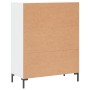 White engineered wood sideboard 69.5x34x90 cm by vidaXL, Sideboards - Ref: Foro24-827852, Price: 99,96 €, Discount: %