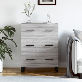 Sonoma gray engineered wood sideboard 69.5x34x90 cm by vidaXL, Sideboards - Ref: Foro24-827882, Price: 107,98 €, Discount: %