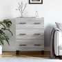 Sonoma gray engineered wood sideboard 69.5x34x90 cm by vidaXL, Sideboards - Ref: Foro24-827882, Price: 107,99 €, Discount: %