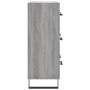 Aparador de madera de ingeniería gris Sonoma 69,5x34x90 cm de vidaXL, Aparadores - Ref: Foro24-827882, Precio: 107,98 €, Desc...