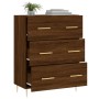 Aparador de madera de ingeniería marrón roble 69,5x34x90 cm de vidaXL, Aparadores - Ref: Foro24-827843, Precio: 100,27 €, Des...