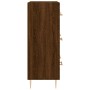 Oak brown engineered wood sideboard 69.5x34x90 cm by vidaXL, Sideboards - Ref: Foro24-827843, Price: 100,27 €, Discount: %